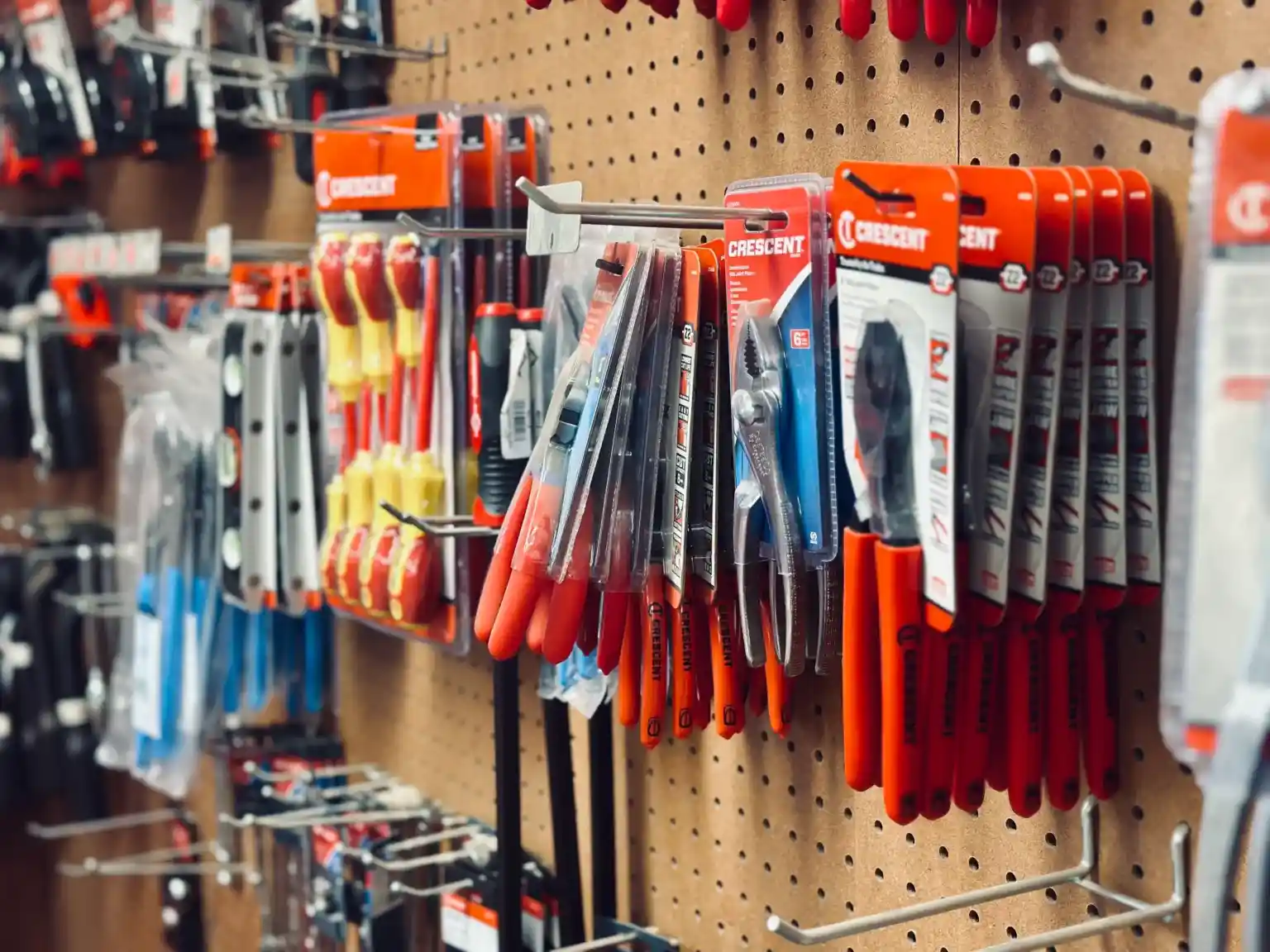 tools hanging